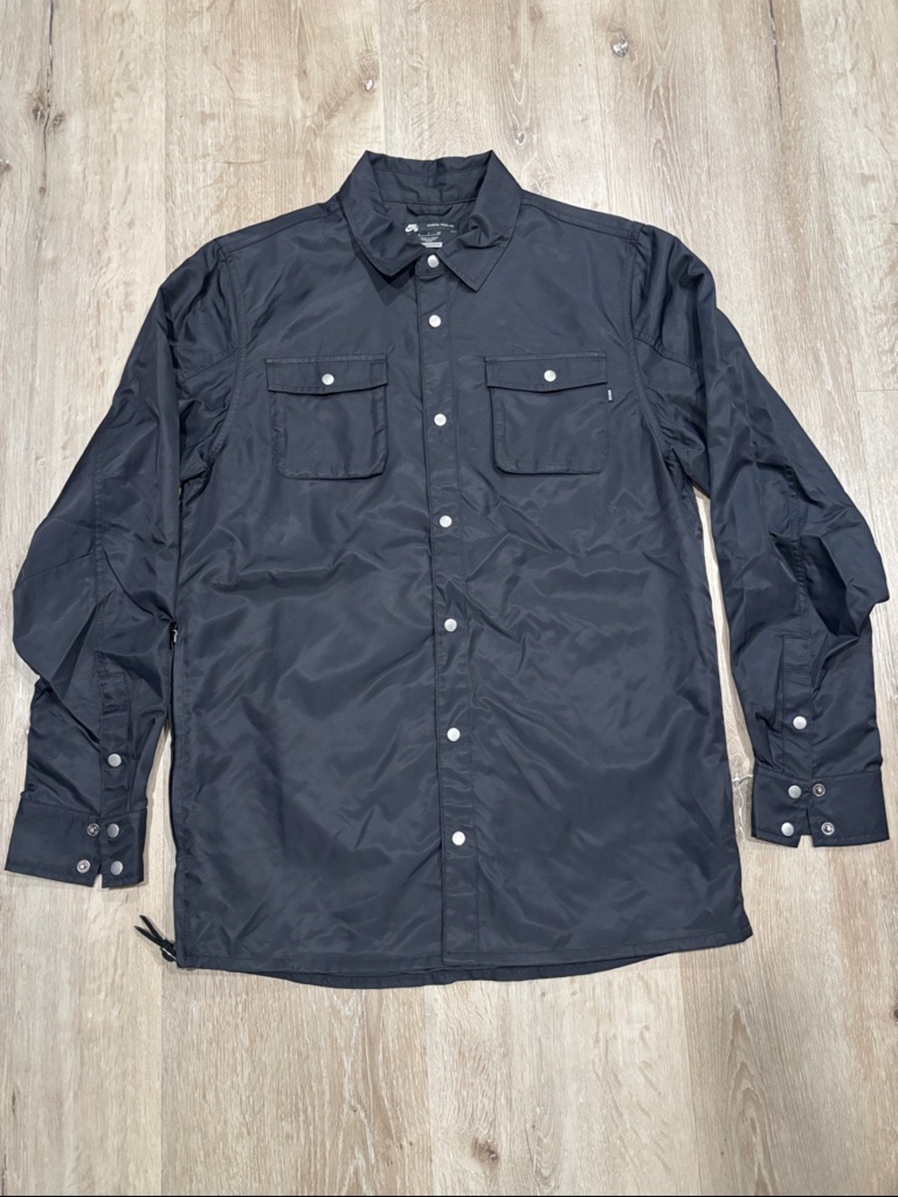 Nike SB men’s small black button up shirt jacket shacket